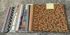Lote misto de papel para scrapbook estampado designer 12x12 unilateral sobre 11 libras caixa 13 comprar usado  Enviando para Brazil