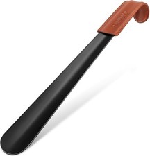 Chifre de sapato extra longo cabo longo chifre de metal longo para botas masculinas femininas 16,5" comprar usado  Enviando para Brazil
