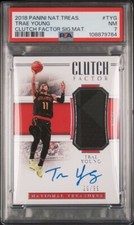 2018 National Treasures Trae Young Clutch Factor Signature Material 20/99 PSA 7 comprar usado  Enviando para Brazil