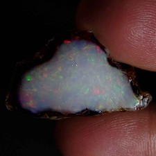24,30 ct. Pedra preciosa Jumbo Boulder OPAL ETÍOPE Natural Fogo Welo Amostra ÁSPERA comprar usado  Enviando para Brazil