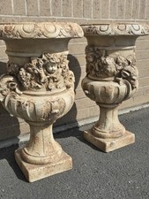 Pair urns cream for sale  NEWARK