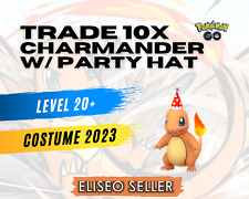 Usado, Chapéu de festa Charmander x10 Pokémon GO - Troque Pokemon Charmander x10 GO - Fantasia comprar usado  Enviando para Brazil