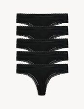 Pack thongs black for sale  ACCRINGTON