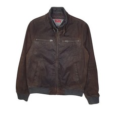 Levis leather jacket for sale  UK