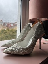 Aqua bridal shoes for sale  LONDON