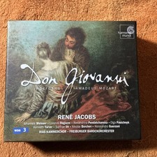 Don Giovanni Wolfgang Amadeus Mozart Rene Jacobs 3 CD Box Set , usado comprar usado  Enviando para Brazil