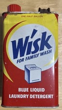 Detergente líquido vintage 1958 Wisk tamanho 1/2 galão lata vazia, usado comprar usado  Enviando para Brazil
