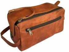 Vintage de couro macio de Viagem Necessaire Kit De Barbear Dopp Masculino Estojo De Barbear comprar usado  Enviando para Brazil