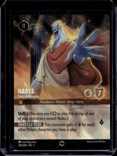 Disney Lorcana The First Chapter Hades Enchanted 205/204, usado comprar usado Disney Lorcana The First Chapter Hades Enchanted 205/204, usado comprar usado  Enviando para Brazil