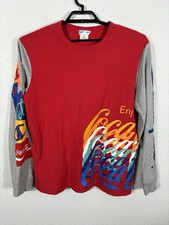 Camiseta masculina Champion Coca Cola tamanho G manga longa algodão vermelho, usado comprar usado  Enviando para Brazil