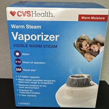 Vaporizador a vapor quente CVS Health sala pequena tamanho 1 galão capacidade 9-12 horas  comprar usado  Enviando para Brazil