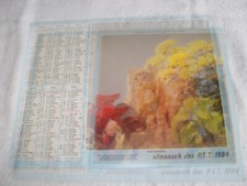 Almanach ptt calendrier d'occasion  Sannois