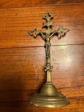 Crucifix bronze laiton d'occasion  Beauchamp