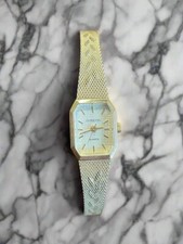 Pulseira de malha feminina Armitron E. Gluck Corp 25/4136 movimento quartzo tom dourado comprar usado  Enviando para Brazil