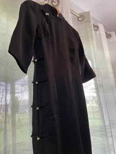 Black silk cheongsam for sale  Lake Elmo