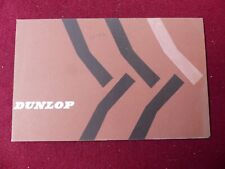 Catalogue leaflet dunlop d'occasion  Expédié en Belgium