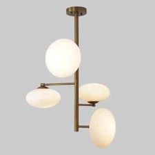 Candelabro feito à mão de latão Sputnik quatro globos pingente de teto luminária comprar usado  Enviando para Brazil