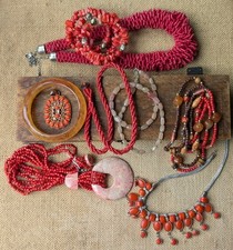 Orange red jewellery for sale  LIVERPOOL