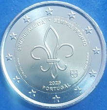 Portugal - 2 EUROS Monedas Conmemorativas 2025 Movimiento Scout SIN CIRCULAR segunda mano  Embacar hacia Mexico