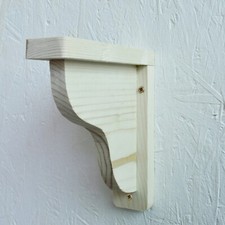 Forcas suporte prateleira madeira natural ecológica 10, 13, 15, 18, 20, 25, 30 cm comprar usado  Enviando para Brazil