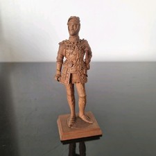 Wooden knight statue d'occasion  Expédié en Belgium