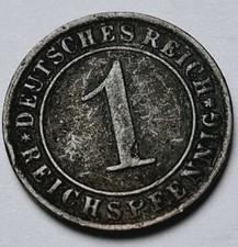 Monnaie 1 reichspfennig d'occasion  Esvres