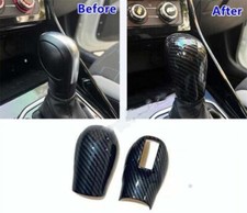 Ajuste para VW Jetta 2011-2021 fibra de carbono ABS interior engrenagem botão tampa acabamento comprar usado  Enviando para Brazil