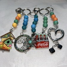 Lote de 5 presentes de chaveiros com miçangas, usado comprar usado  Enviando para Brazil