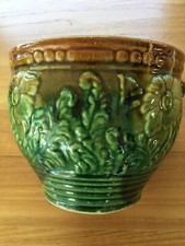 Vintage majolica jardiniere for sale  Aurora