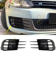 Usado, 2X para 2008-2013 VW Golf 6 MK6 GTI GTD tampa de farol de neblina frontal preta acabamento substituir comprar usado  Enviando para Brazil