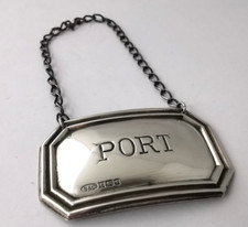Solid silver port for sale  MARKET HARBOROUGH