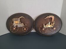 2 penduradores de parede vintage de metal automotivo arte de parede de carro de metal 3D comprar usado  Enviando para Brazil