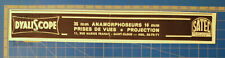 Dyaliscope anamorphoseurs proj d'occasion  Cologne
