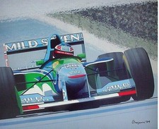 Michael schumacher print for sale  MOLD