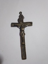 Antico crocifisso bronzo usato  Roma