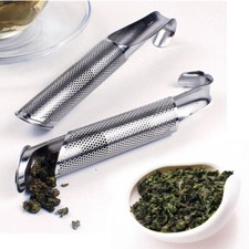 Usado, Infusor de chá de aço inoxidável criativo tubo suspenso filtro filtro filtro de chá com gancho comprar usado  Enviando para Brazil