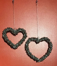 Silver heart shaped for sale  SALTASH