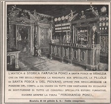 Pubblicita 1923 antica usato  Biella