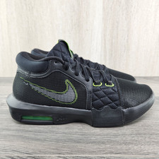 Tênis de basquete Nike LeBron Witness 8 tamanho 10 masculino preto volt branco comprar usado  Enviando para Brazil