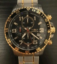 Relógio Invicta masculino SPECIALTY CRONÓGRAFO preto ouro prata taquímetro comprar usado  Enviando para Brazil