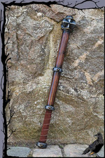 Larp polsterwaffe hiebwaffe gebraucht kaufen  Deutschland