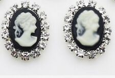 Black cameo oval for sale  NEWARK