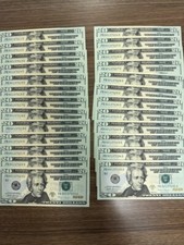 Notas de vinte dólares 2017 UNC consecutivas sequenciais 25 notas comprar usado  Enviando para Brazil