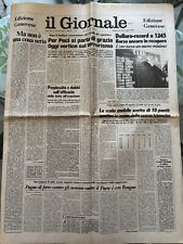 Giornale agosto 1981 usato  Robecco Pavese