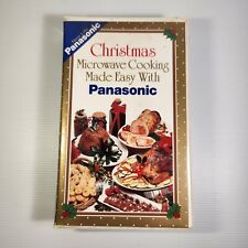 Microondas de Navidad para cocinar fácil con cinta de video VHS Panasonic RARO de colección GC, usado segunda mano  Embacar hacia Argentina