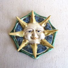 Vintage ceramic sun for sale  Newark