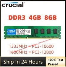 Memória RAM CRUCIAL DDR3 8GB 1333 1600 MHz desktop DIMM 240pins DDR3 1600 8GB comprar usado Memória RAM CRUCIAL DDR3 8GB 1333 1600 MHz desktop DIMM 240pins DDR3 1600 8GB comprar usado  Enviando para Brazil