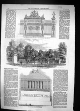 Antique print 1858 for sale  UK