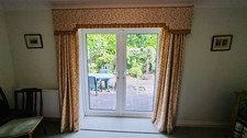 Gold curtains full for sale  UK