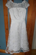 Brautkleid hochzeitskleid wei� gebraucht kaufen  Celle